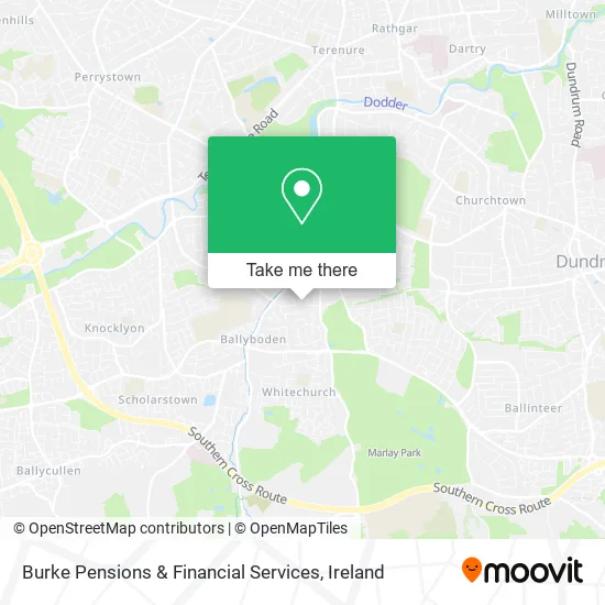 Burke Pensions & Financial Services map