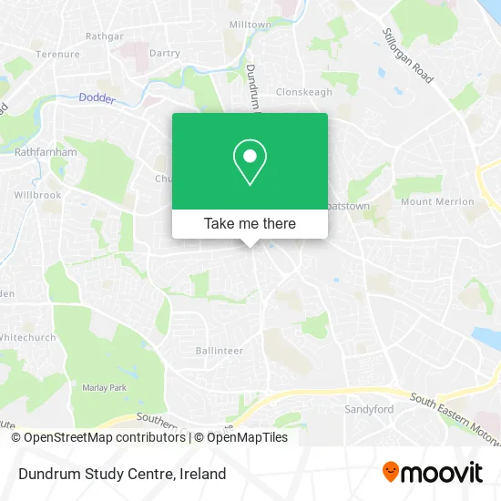 Dundrum Study Centre map