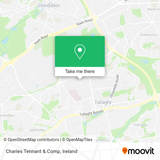 Charles Tennant & Comp map