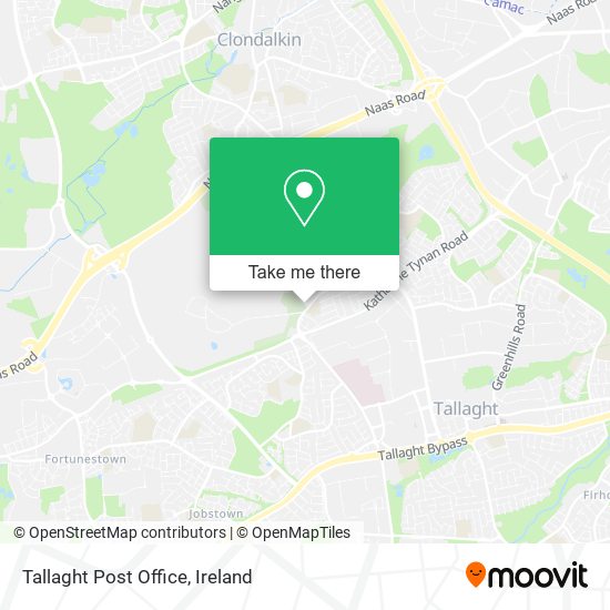 Tallaght Post Office map