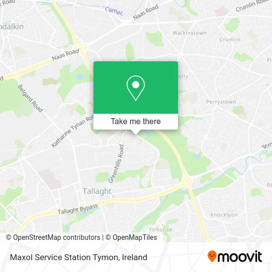 Maxol Service Station Tymon map