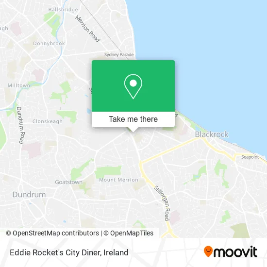 Eddie Rocket's City Diner map