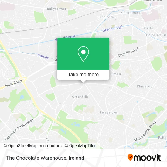 The Chocolate Warehouse map