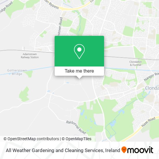 All Weather Gardening and Cleaning Services map