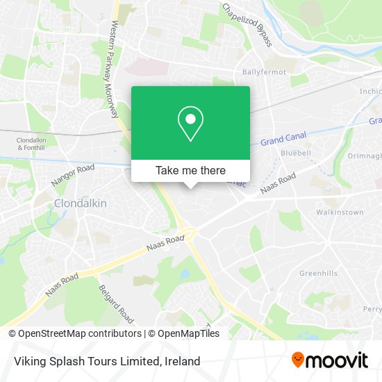 Viking Splash Tours Limited map