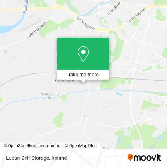 Lucan Self Storage map