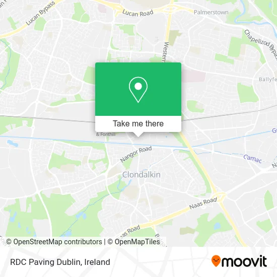 RDC Paving Dublin map