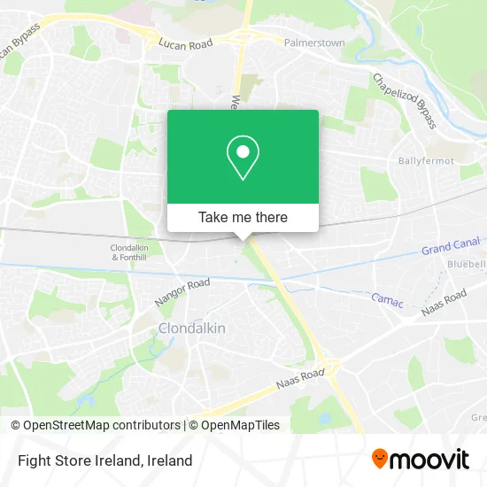 Fight Store Ireland map