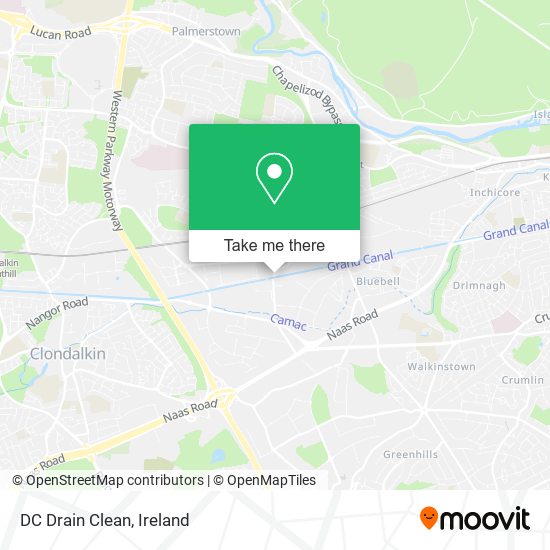 DC Drain Clean map