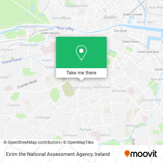 Eirim the National Assessment Agency map