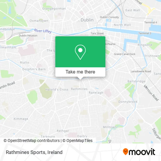 Rathmines Sports map