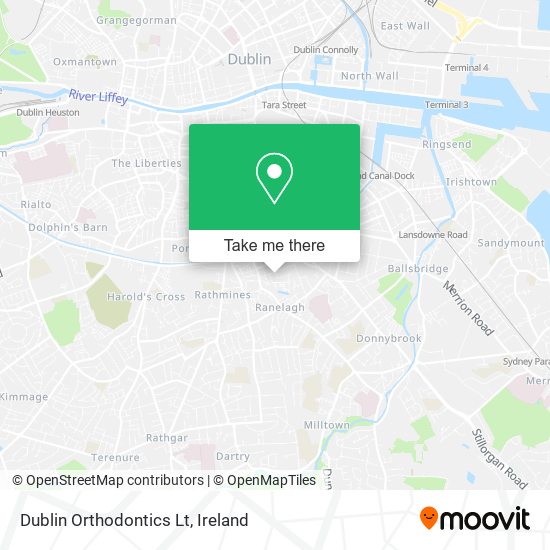 Dublin Orthodontics Lt map