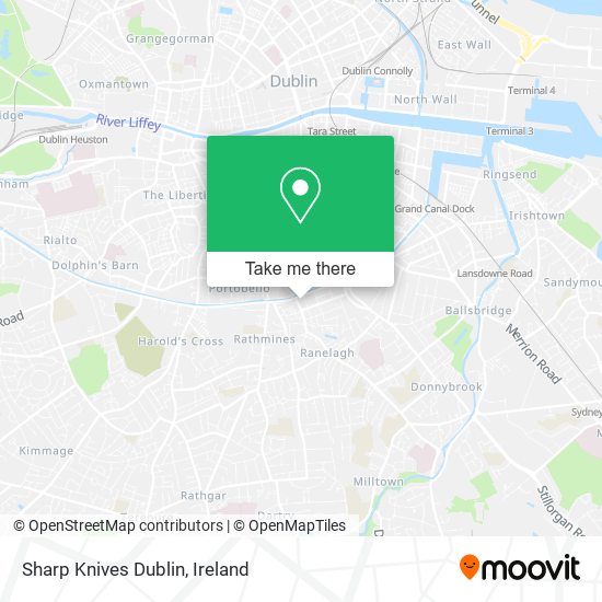 Sharp Knives Dublin map