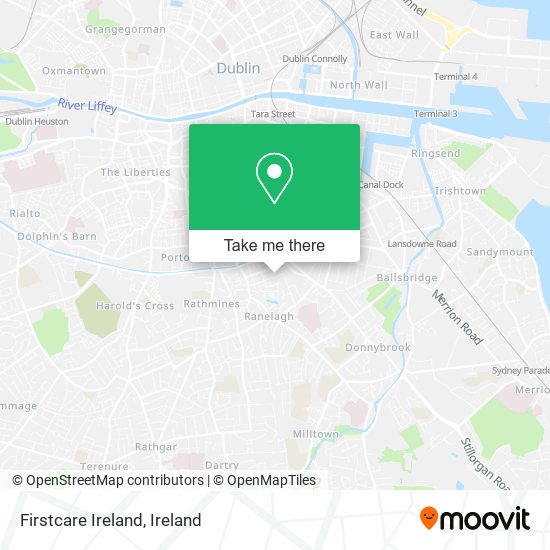 Firstcare Ireland map