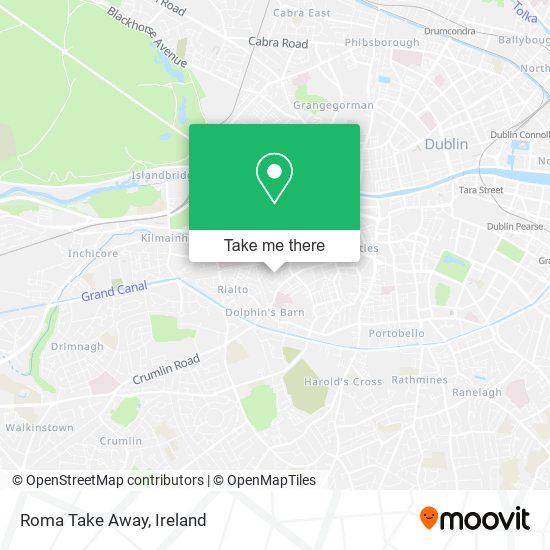 Roma Take Away map