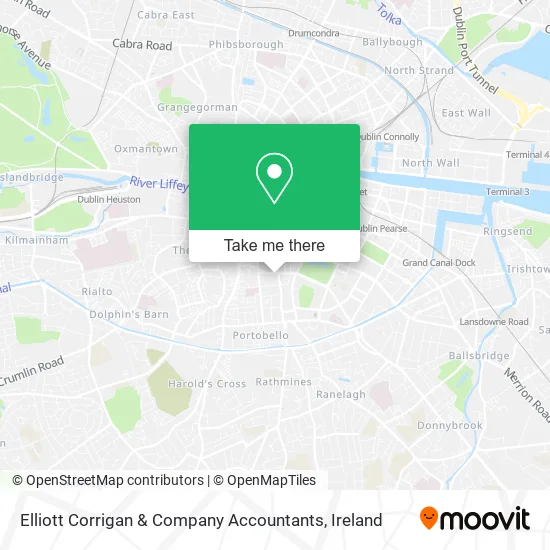 Elliott Corrigan & Company Accountants map