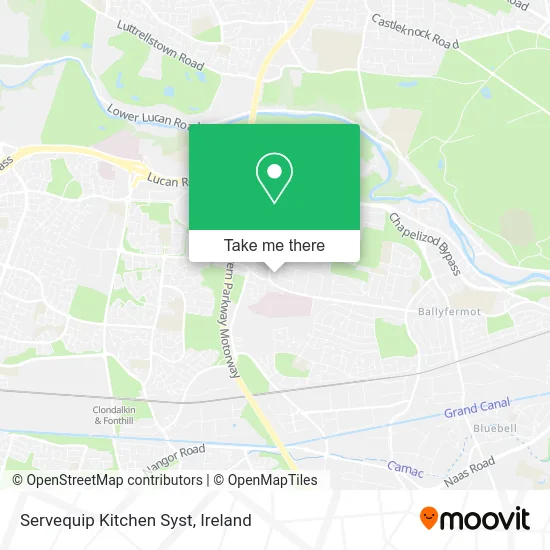 Servequip Kitchen Syst map