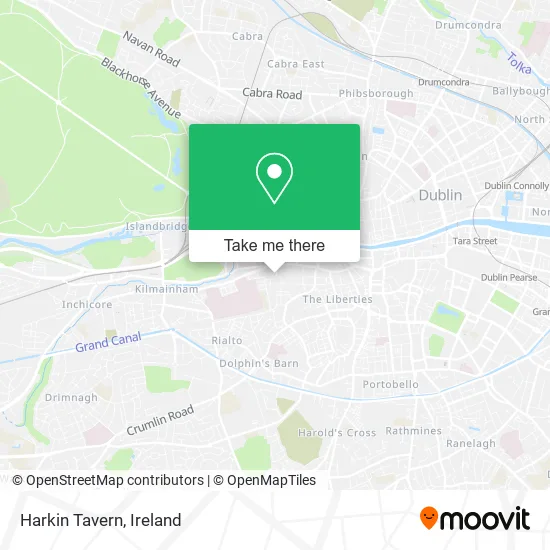 Harkin Tavern map