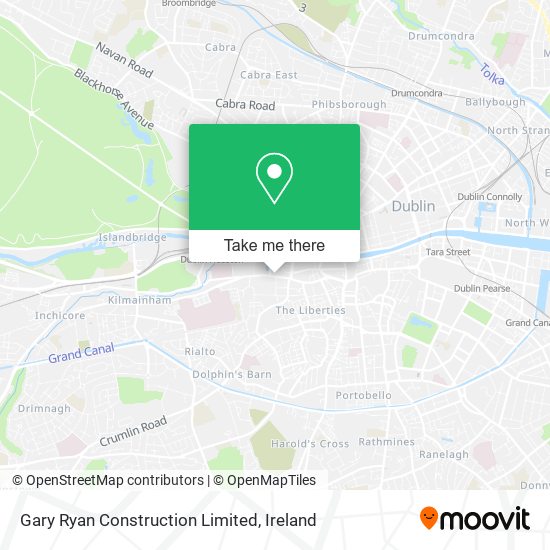 Gary Ryan Construction Limited map