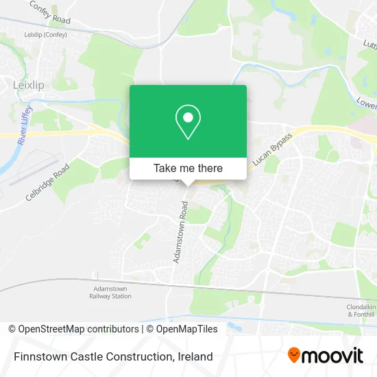 Finnstown Castle Construction map