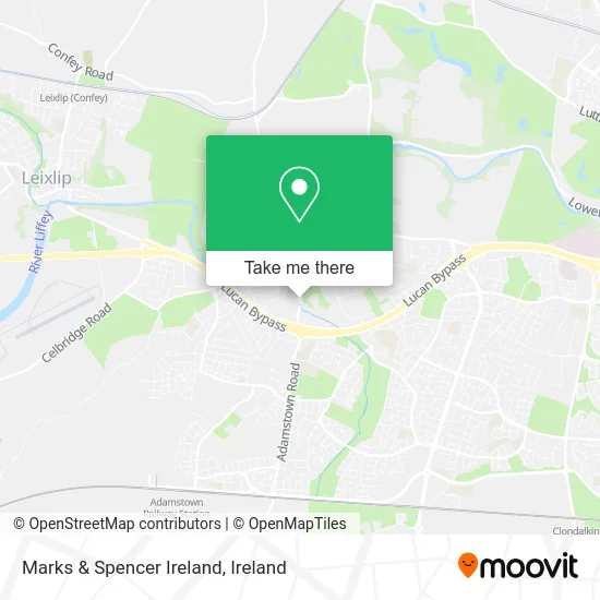Marks & Spencer Ireland map