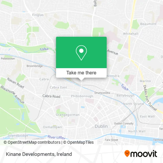 Kinane Developments map