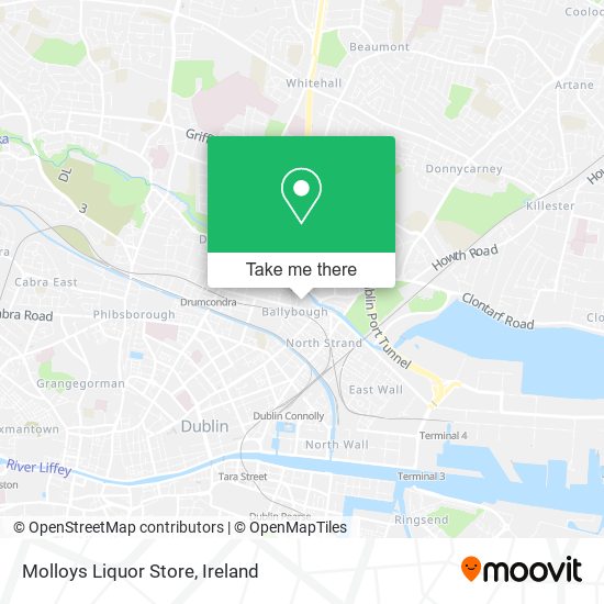 Molloys Liquor Store map