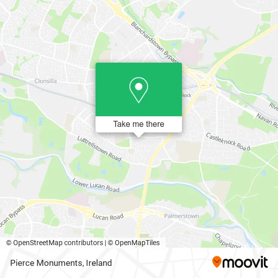 Pierce Monuments map