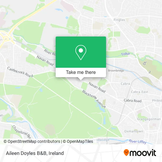 Aileen Doyles B&B map