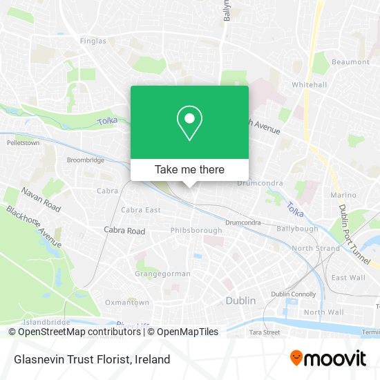 Glasnevin Trust Florist map