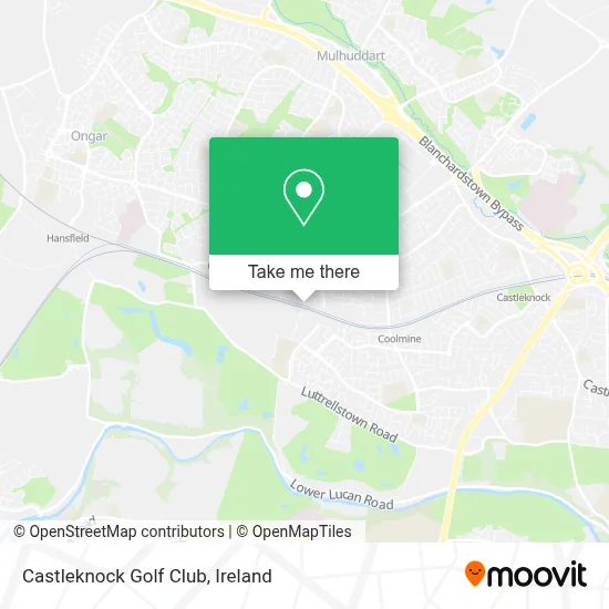 Castleknock Golf Club map