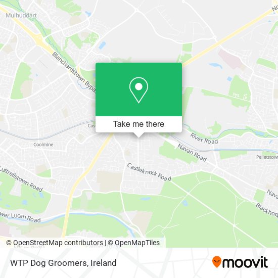 WTP Dog Groomers map