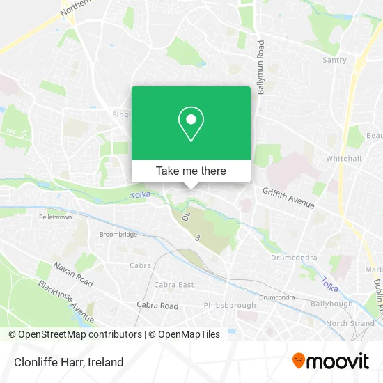 Clonliffe Harr map