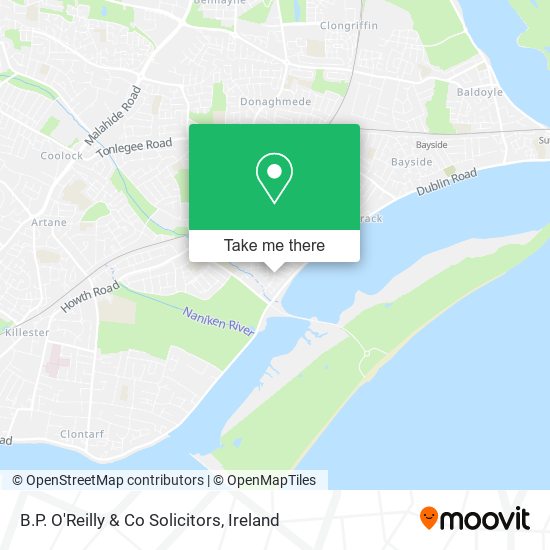 B.P. O'Reilly & Co Solicitors map