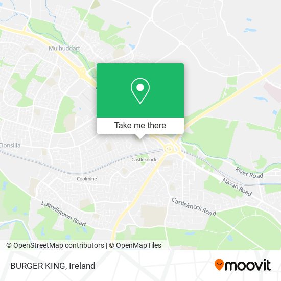 BURGER KING map