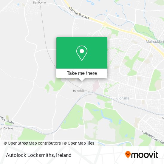 Autolock Locksmiths map