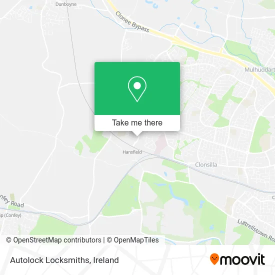 Autolock Locksmiths map