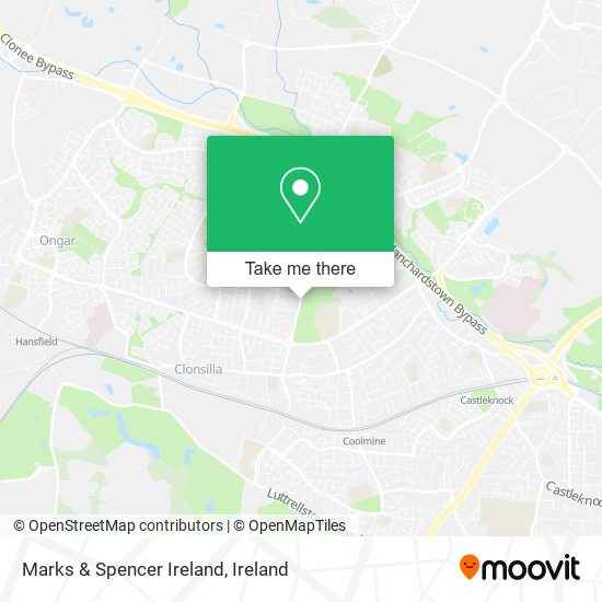 Marks & Spencer Ireland map