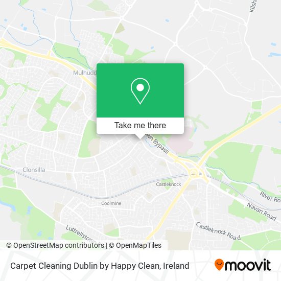 Carpet Cleaning Dublin by Happy Clean map