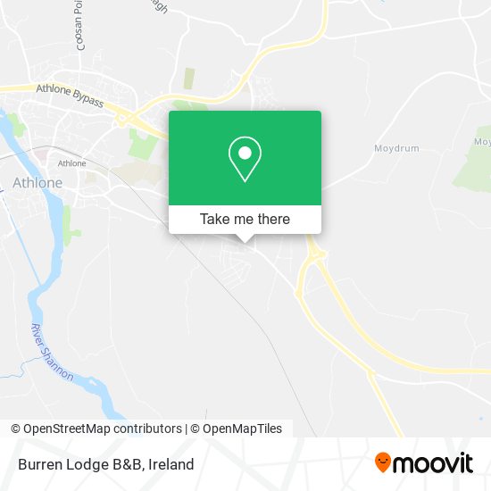 Burren Lodge B&B map