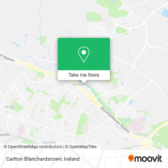 Carlton Blanchardstown map