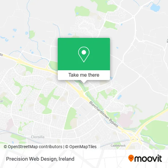 Precision Web Design map
