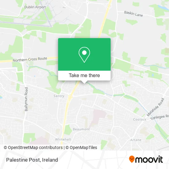 Palestine Post map