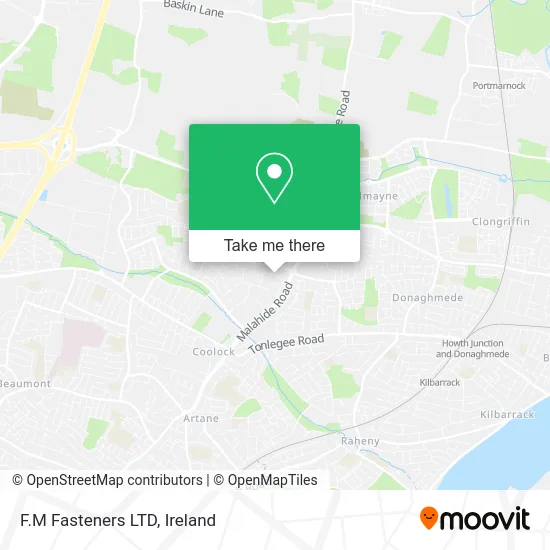 F.M Fasteners LTD map