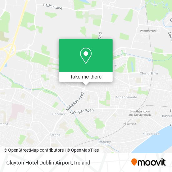 Clayton Hotel Dublin Airport map