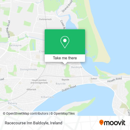 Racecourse Inn Baldoyle map