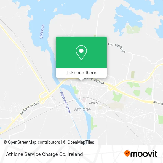 Athlone Service Charge Co map