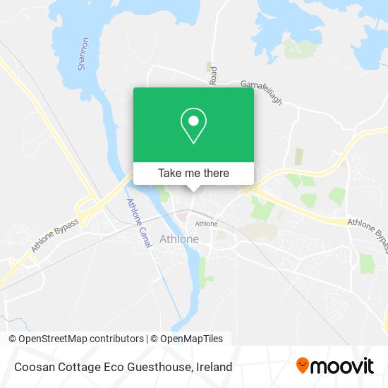 Coosan Cottage Eco Guesthouse map