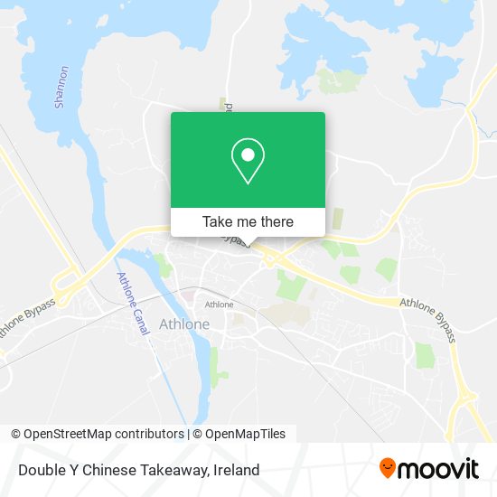 Double Y Chinese Takeaway map