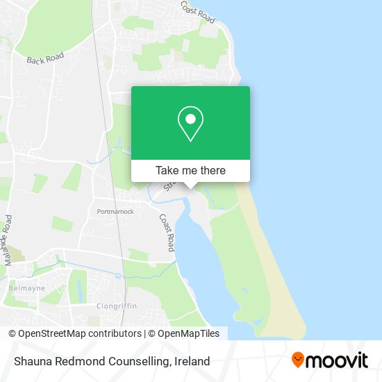 Shauna Redmond Counselling map